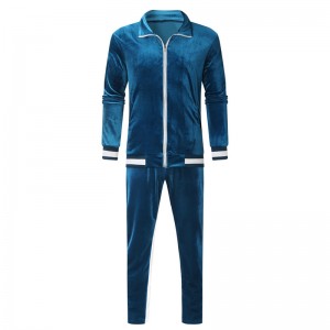 Tracksuit Velvet Sweatshirt Sweatpants Jacket Pants Sports Outerwear Jogging Suits Wholesale