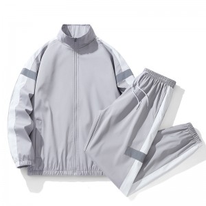 Men Sports Suits Reflective Tracksuit Hip Hop Casual Cheap Long Sleeve Outerwear Hot Selling