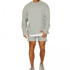 Pullover And Shorts Set Running Training Tracksuit T Shirt 2 Piece Bulk Custom Factory