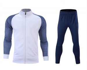 Men Sportswear Soccer Tracksuit Fitness Running Training Two Pieces Jogging Wear Customized