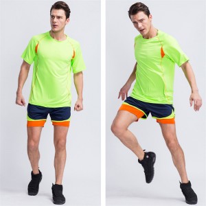 Men Fitness Wear Summer Tracksuit Training Sports Loose Unisex High Quality Factory