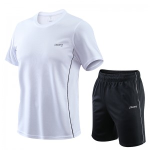 Men Sportswear Training T Shirts Shorts Sports Uniform Quick Dry Running High Quality