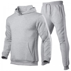 Mens Tracksuit Fleece Oversized Hoodies Sweatsuit Bulk Plain Hot Sale Custom Logo