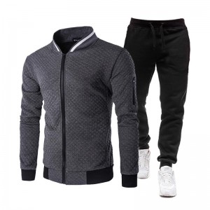 Mens Tracksuit Workout Business Casual Soccer Jogging Sweatsuit Customized Sportswear Supplier
