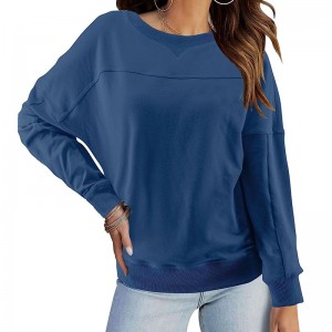 Sweatshirts For Women Crewneck Oversized Unisex Blank Casual Spring Autumn Custom Logo Manufacturer