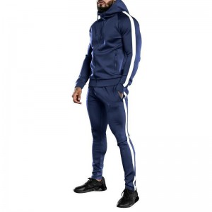 Men Sports Suits Hoodies Sweatpants Set Sportswear Running Jogging Two Piece Winter Custom