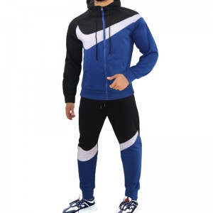 Sports Suits For Men Custom Logo Activewear Private Label Brand Fitted Zip Up Supplier