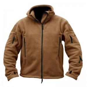 Men Sweat Jacket Zip Up Hoodies Windproof Winter Streetwear Sports Blank Fleece Wholesale