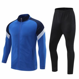 Football Tracksuit Stripe Fitness Sports Jersey Joggers Private Label Wholesale