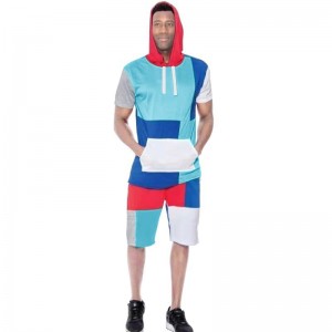 Customize Tracksuit For Men Big Tall Running Sports Fit Workout 2 Pieces Hoodies Set Supplier
