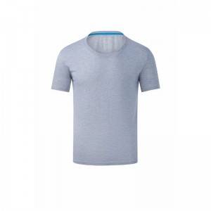 Short Sleeve T Shirt Plain Promotioanl Blank Summer 100% Cotton 180gsm