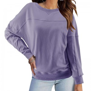 Sweatshirts For Women Crewneck Oversized Unisex Blank Casual Spring Autumn Custom Logo Manufacturer