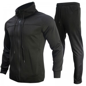 Training Wear Contrast Workout Running Long Sleeve Outfit Casual Two Pieces Set Factory