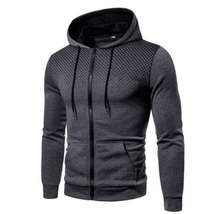 Zipper Hoodies Gradient Color Fleece LOW MOQ Cheap Price Factory