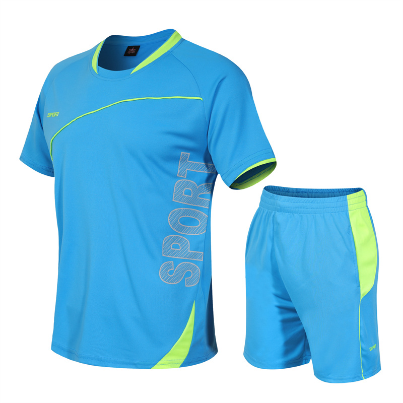 Free sample for Custom Logo Leggings -
 T Shirt Shorts Set Running Sportswear Basketball Soccer Uniforms Quick Dry Factory – Westfox