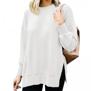 Ladies Sweatshirt Pullvoer Oversized Plain Blank Sports Women Crewneck Casual New Design Wholesale