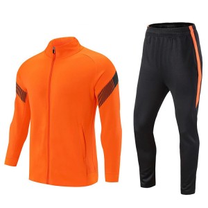Football Tracksuit Stripe Fitness Sports Jersey Joggers Private Label Wholesale