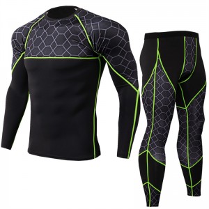 Men Gym Wear Quick Dry Fitness Running Suit Compression Workout Athletic New Arrival Factory Direct