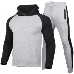 Sweatsuit For Men Hoodies Joggers Running Gym Casual Fleece Tracksuit Sports Jogging OEM Supplier
