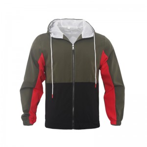 Mens Jacket Hoodies Double Layers Outdoor Bomber Outwear Contrast Color Parka Zip Up Autumn Winter Fashion