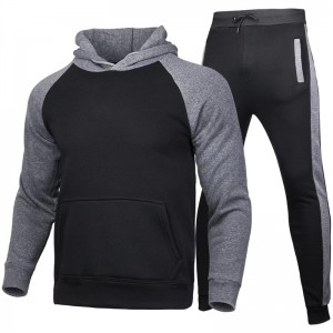Sweatsuit For Men Hoodies Joggers Running Gym Casual Fleece Tracksuit Sports Jogging OEM Supplier