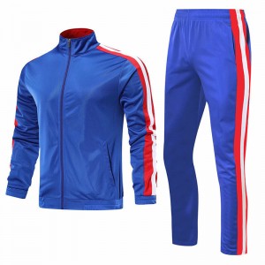 Thick Tracksuit For Soccer Custom No Minimum Winter Suits High Quality Smart Boy Solid Sweatsuit Bulk Fall Jackets Fashion   Set