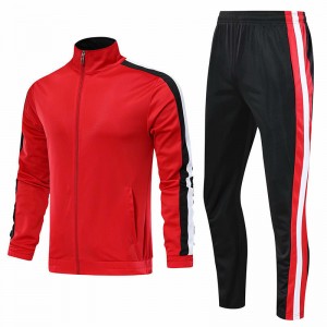 Thick Tracksuit For Soccer Custom No Minimum Winter Suits High Quality Smart Boy Solid Sweatsuit Bulk Fall Jackets Fashion   Set