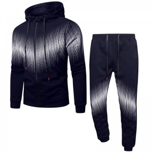 Mens Tracksuits Long Sleeve Hoodies Joggers Hip Hop 2 Pieces Custom Label Oversized Supplier