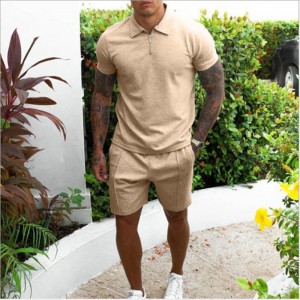 Sports Tracksuits For Men Custom Logo Shorts Summer Design Your Own Two Piece Fitted Factory
