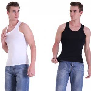 Sleeveless Tank Tops Man Oversize Blank Fashion Solid Customized Wholesale