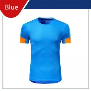 Sports T Shirt Mesh Man Breathable Quick Dry Fitness Workout Custom Logo