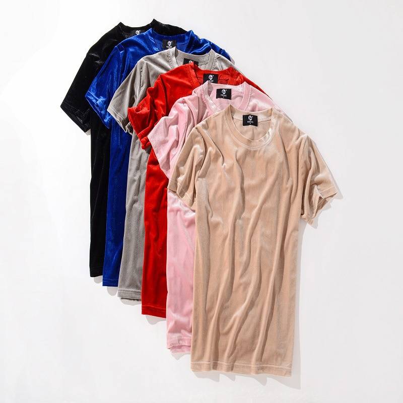 OEM Factory for Design Your Own Hoodie -
 Velvet T Shirt Short Sleeve Summer Soft Loose Oversize Cheap Price Low MOQ – Westfox