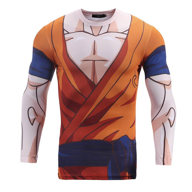 3D Printing T Shirt Men Long Sleeve Professional Compression Factory Featured Image