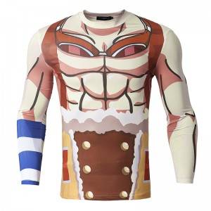3D Printing T Shirt Men Long Sleeve Professional Compression Factory