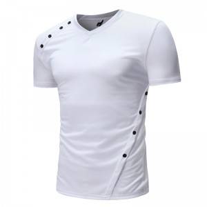 Blank T Shirts Men Custom Logo Promotional Short Sleeve Cotton Supplier