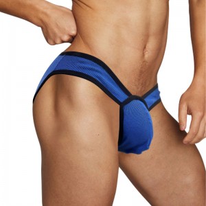 Men’s Briefs Underwear Sexy Thong Cotton Male Low Waist Big U Convex ADANNU Wholesale