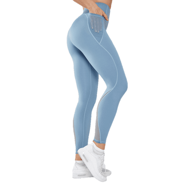 PriceList for Leggings Custom Design -
 Sport Yoga Pants Mesh Pocket Seamless Customized – Westfox