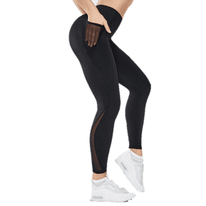 Sport Yoga Pants Mesh Pocket Seamless Customized