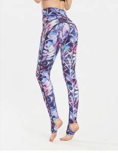 Yoga Gym Pants Fitness Foot Printed Outdoor