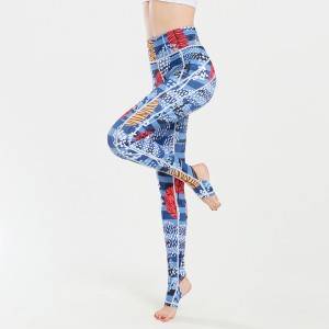 Yoga Sportswear Legging for Fitness Leading Manufacturer High Waist Tummy Control Shiny