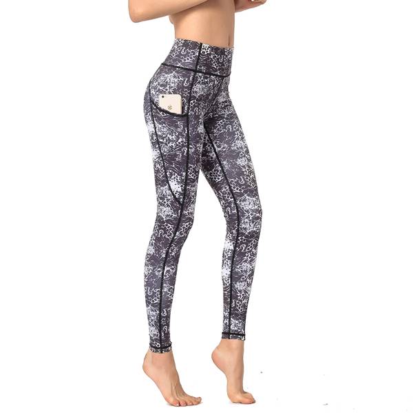 100% Original Crop Leggings - Sport Gym Yoga Pants With Pocket Plus Size Printed – Westfox