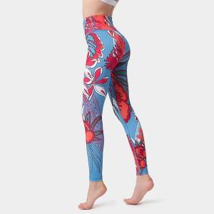 Yoga Pants Women Printed Fitness Seamless Active