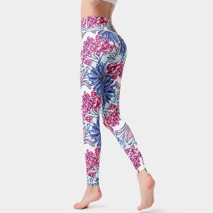 Yoga Pants Women Printed Fitness Seamless Active
