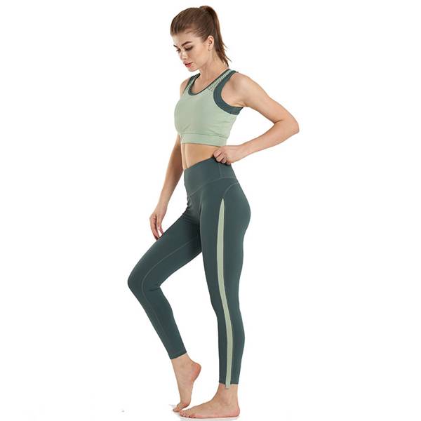 Special Design for Sports Bra High Neck -
 Sports Bra And Legging Set Woman Mesh Hollow Out – Westfox