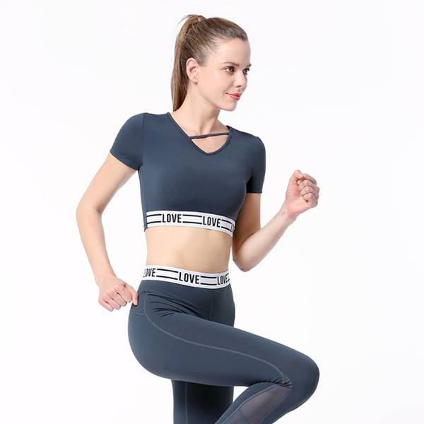 Factory wholesale Tracksuit Set Women -
 Leggings And Top Set Sport Embroidery Logo Push Up – Westfox