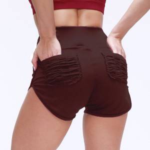 Seamless Gym Shorts Women With Pocket Running