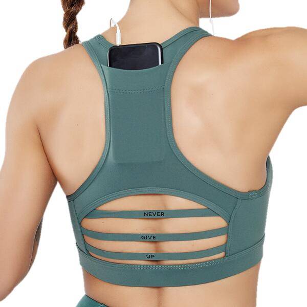 Factory Cheap Hot Polo Shirts With Custom Logo -
 Fitness Shockproof Running Women Yoga Sport Bra With Back Pocket – Westfox