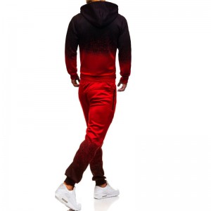 Track Suit for Men Wholesale Customized Logo Sport Running Ombre Color