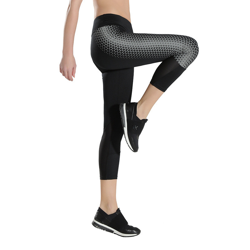 High Quality for Tracksuit Set -
 Yoga Leggings Women Custom Athletic Glow Effect Yoga Wear Fitness Workou Stretchy New Super – Westfox