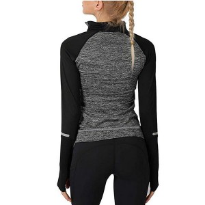 Yoga Long Sleeves Half Zip Sweatshirt Running